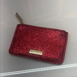 Jimmy choo Sparkling Red Glitter Wristlet